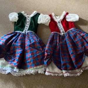 Two dance / costume custom made dresses